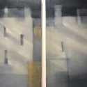 oil painting diptych